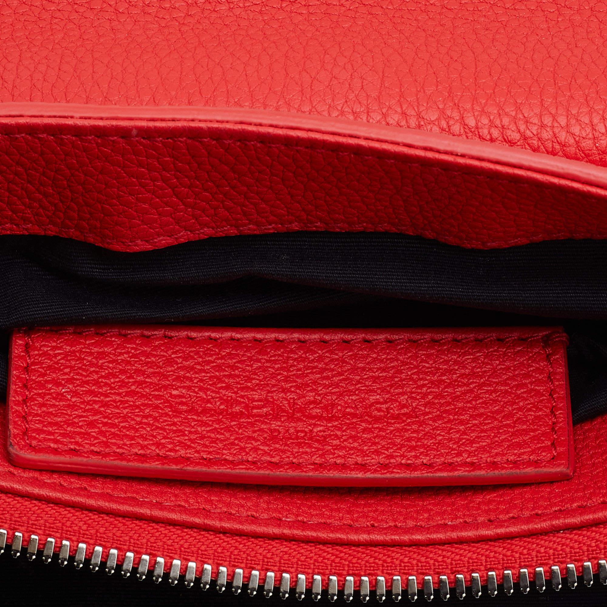 Balenciaga Rose Corail Leather Mini Le Dix Cartable Top Handle Bag 3