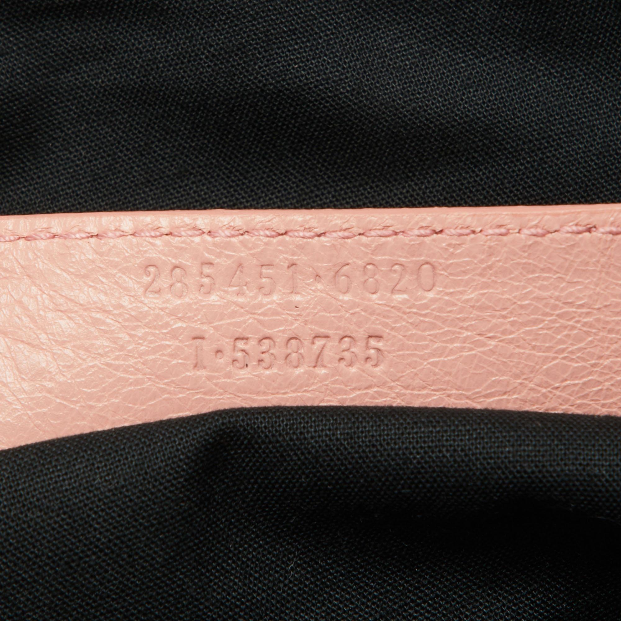 Balenciaga Fourre-tout de travail RSH en cuir rose piqué en vente 3