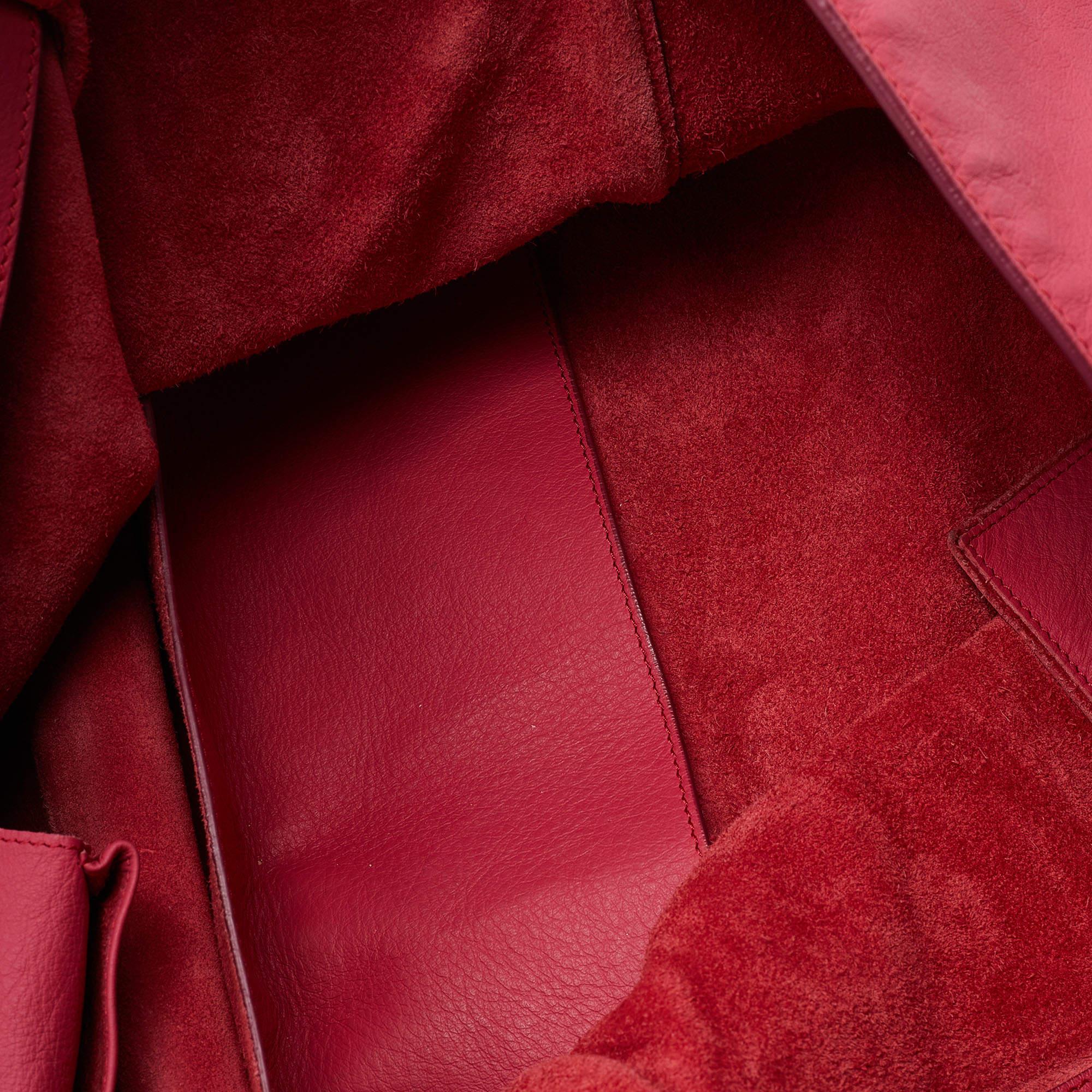 Balenciaga Rouge Grenade Leather Papier A3 Tote 3