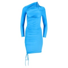 Abito in jersey stretch con increspature di Balenciaga