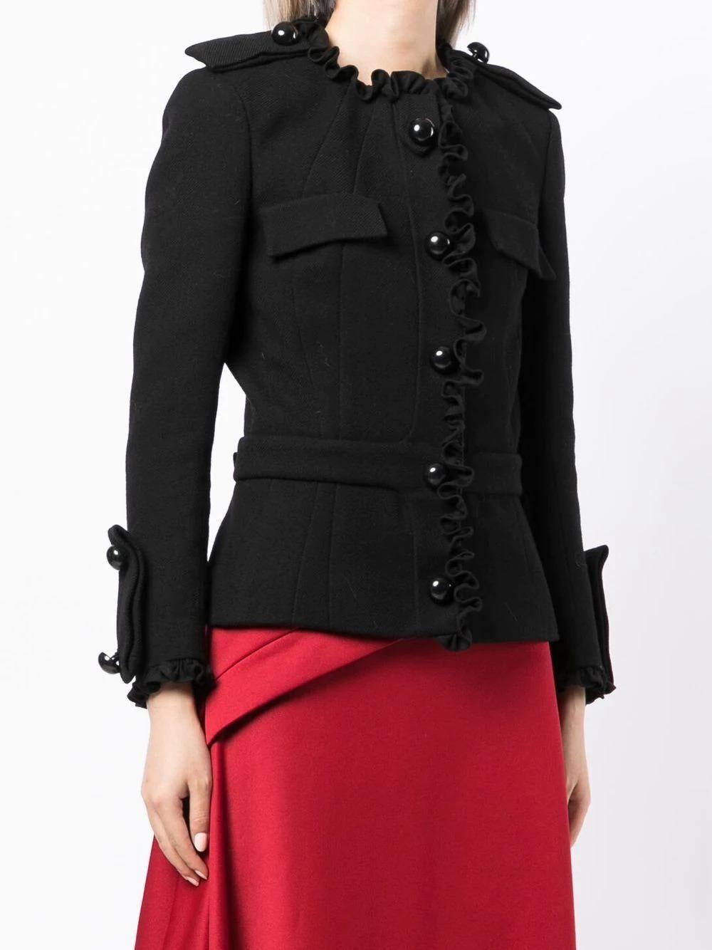Balenciaga Ruffle Jacket  In Excellent Condition In London, GB