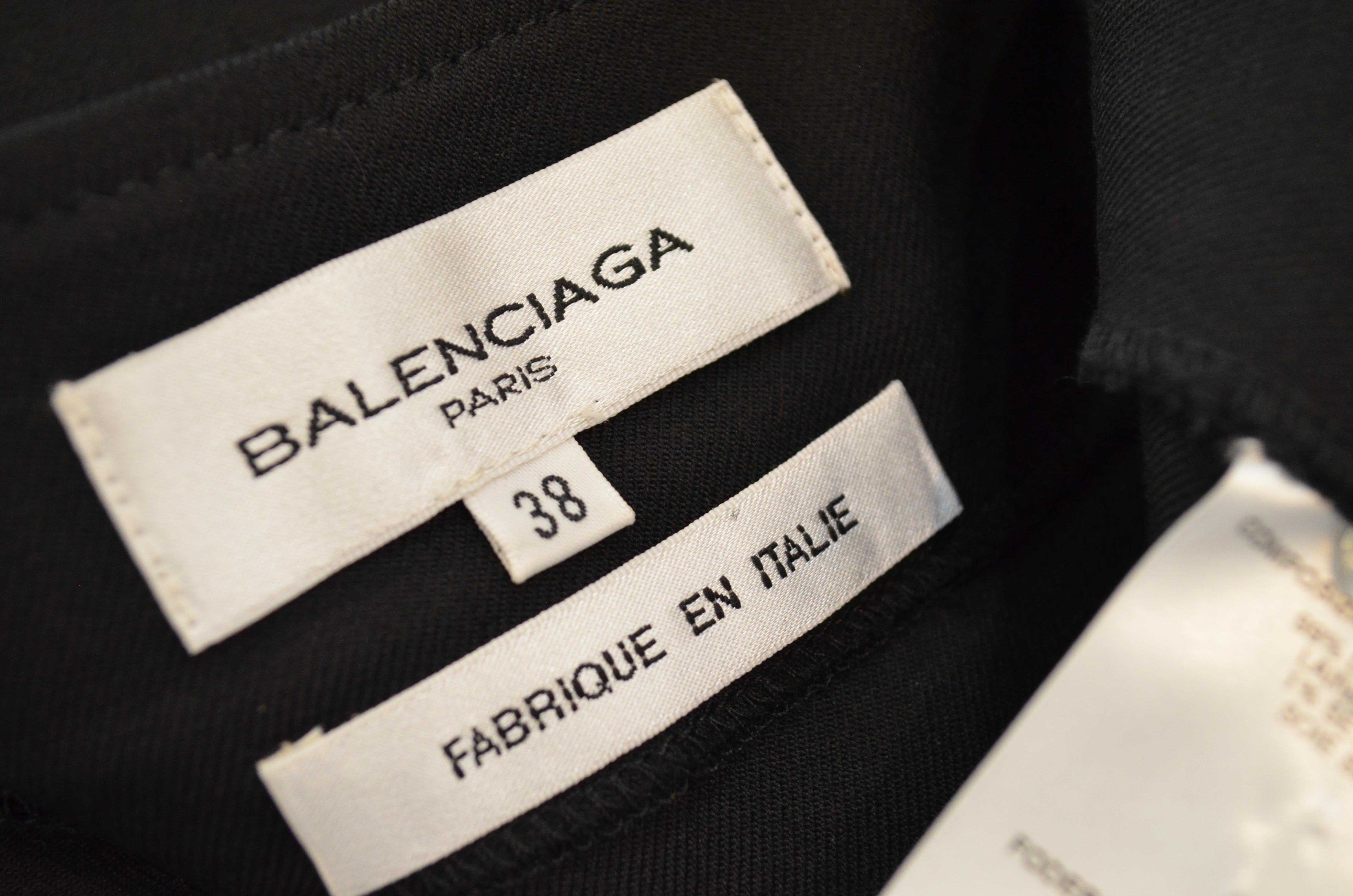Balenciaga Ruffled Mini Skirt In Excellent Condition In Carmel, CA