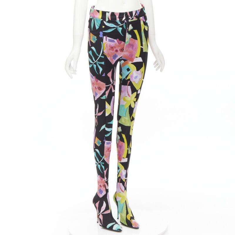 BALENCIAGA Runway Demna Pantashoe bottes à talons noirs à fleurs IT38 EU37
Référence : TGAS/C00513
Marque : Balenciaga
Designer : Demna
Collectional : Pantashoe - Défilé
Matière : Spandex
Couleur : noir, multicolore
Motif : Floral
Fermeture :