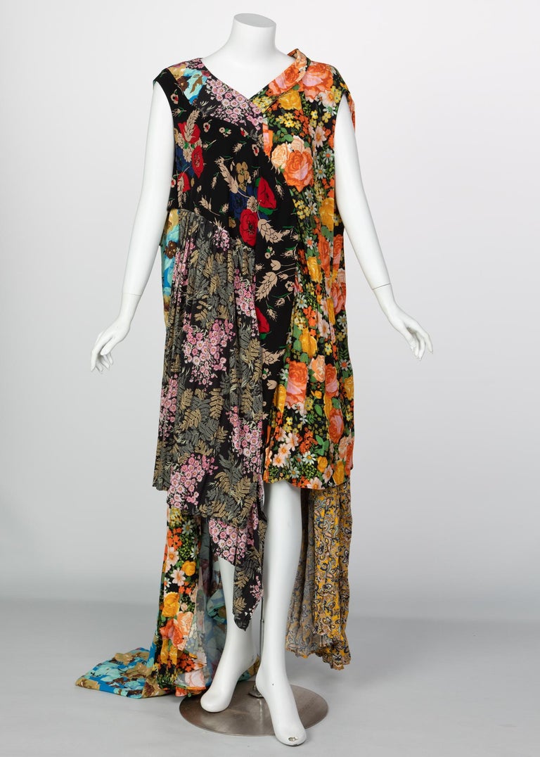 Balenciaga Runway Floral Print Gown Look #30, Fall 2016 For Sale at 1stDibs  | balenciaga floral dress, balenciaga envelope dress
