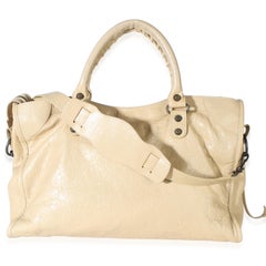 Balenciaga Sahara Agneau Classic Hardware City-Tasche