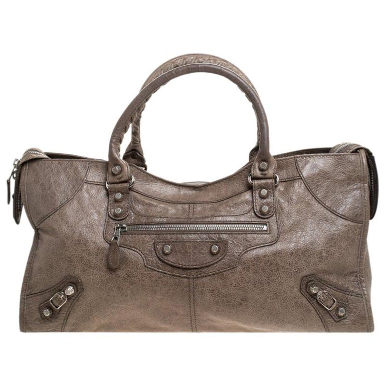 Balenciaga Sandstone Leather Part Time Tote at 1stDibs