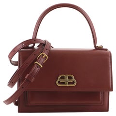 Balenciaga Sharp Top Handle Bag Leather XS