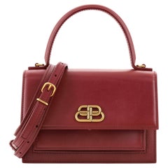Balenciaga Sharp Top Handle Bag Leather XS