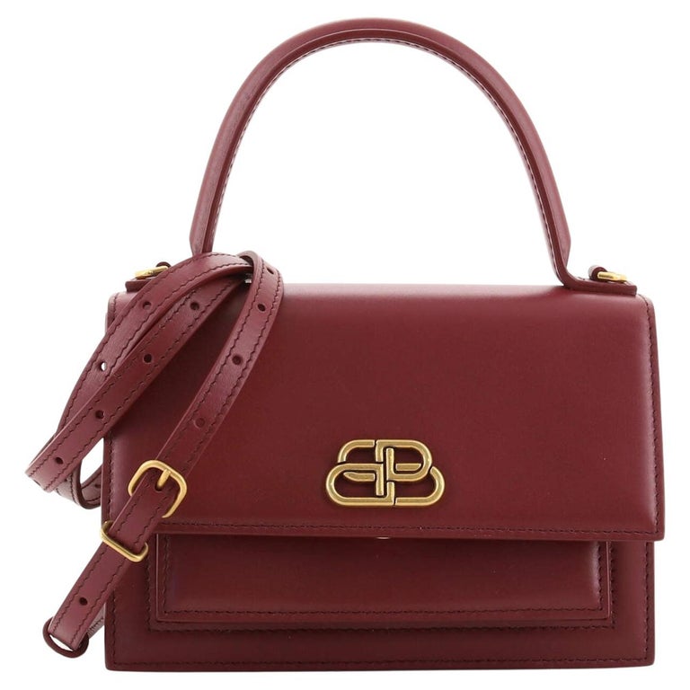 Balenciaga Sharp Top Handle Bag Leather XS For Sale at 1stDibs