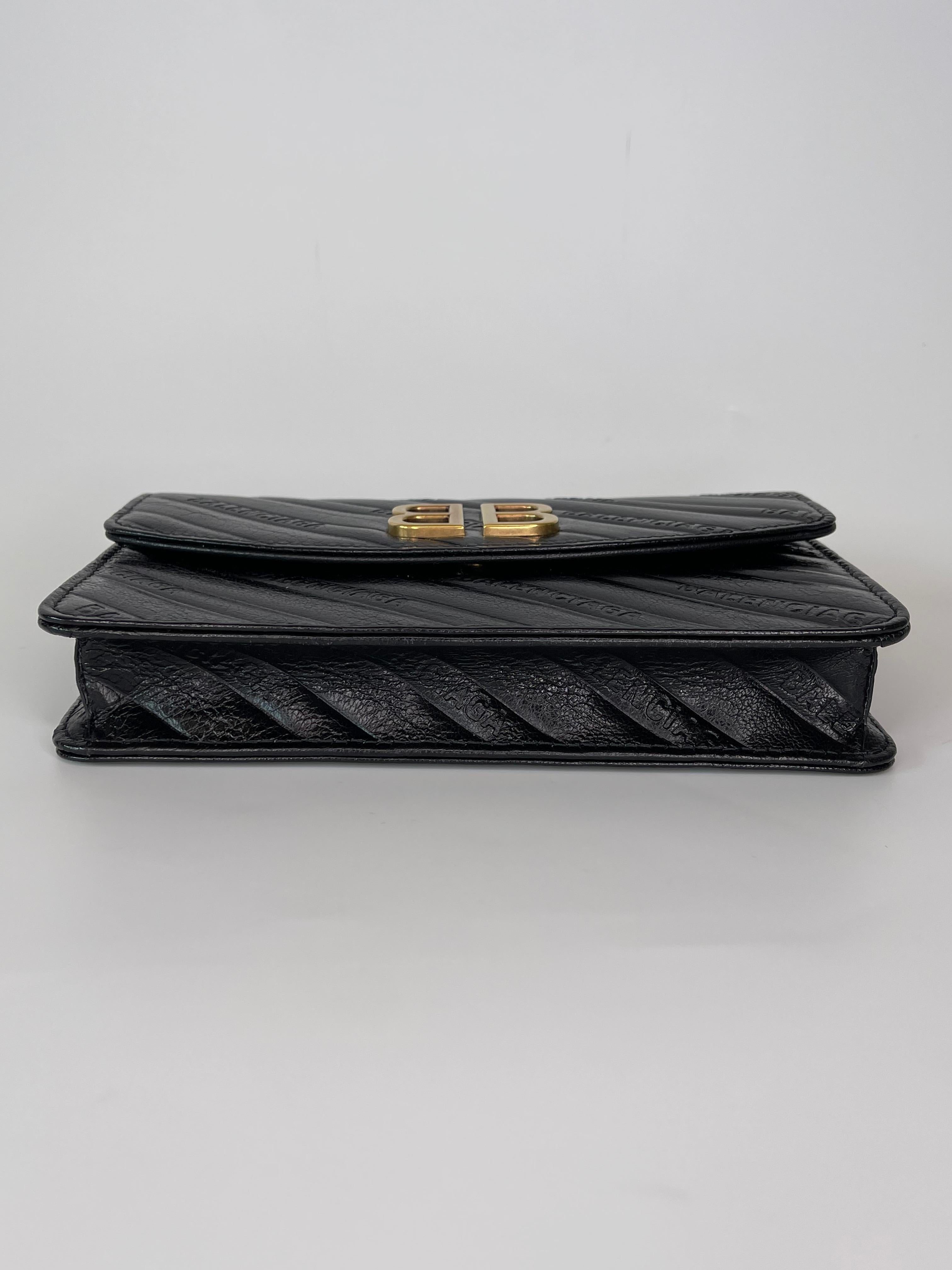 balenciaga black wallet