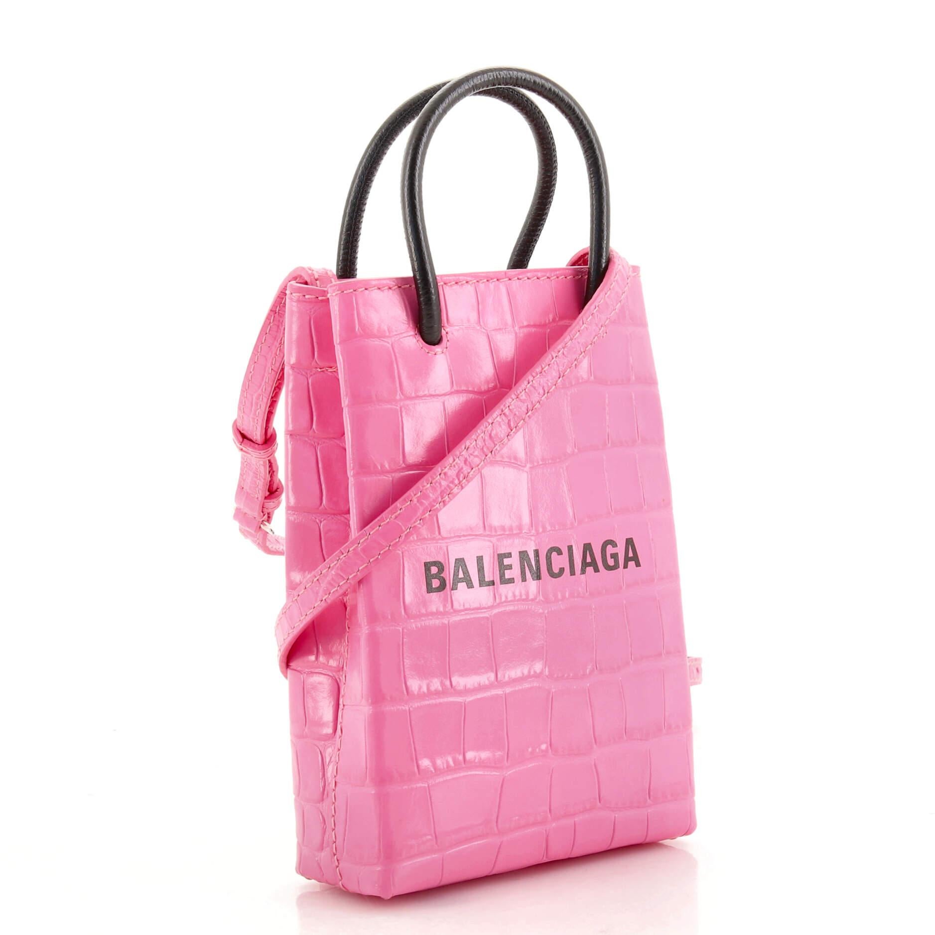 balenciaga bag pink sparkly