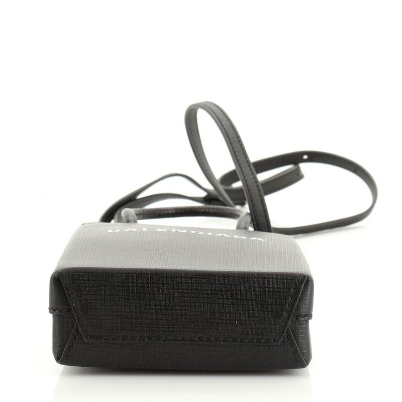 Balenciaga Shopping Phone Holder Leather In Good Condition In NY, NY