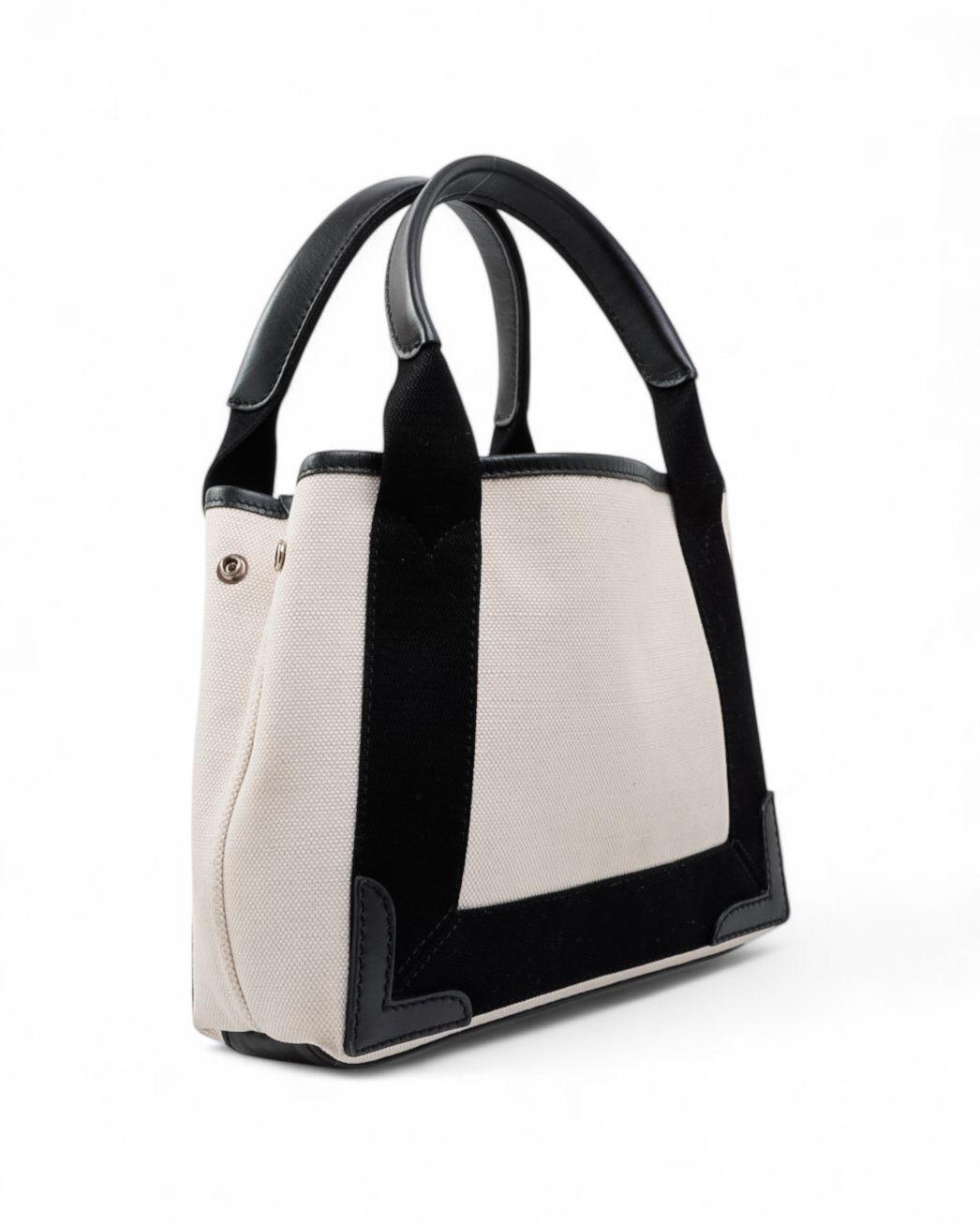Balenciaga Shopping Small Canvas Beige in vendita 8