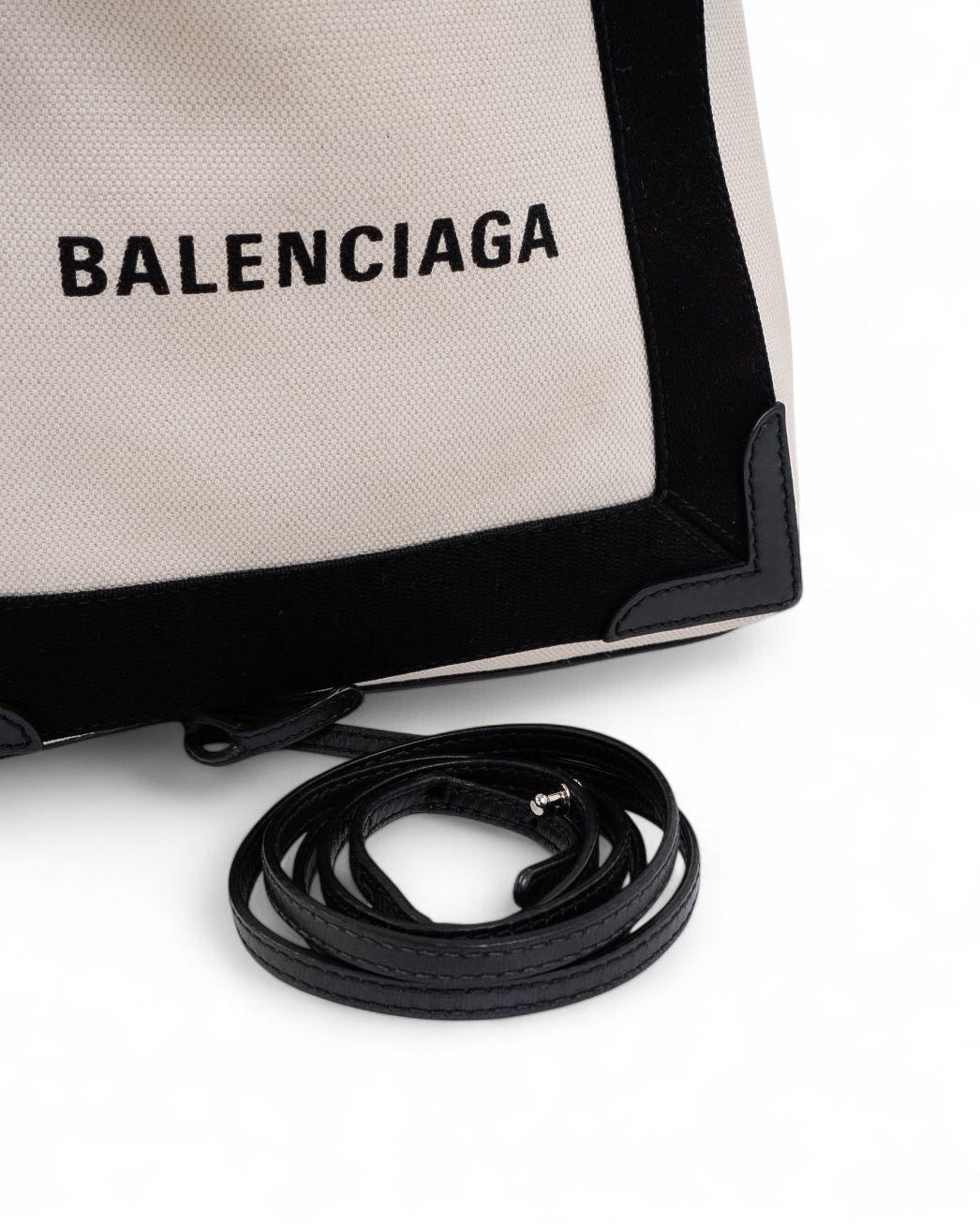 Balenciaga Shopping Small Canvas Beige in vendita 3
