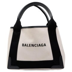 Balenciaga Shopping Small Canvas Beige