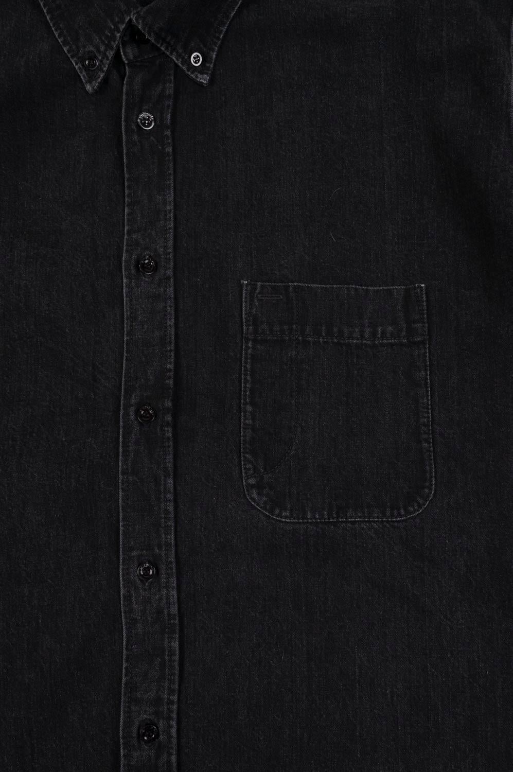 Men's Balenciaga Short Sleeves Denim Men Shirt Size 40 (L/XL) S478 For Sale