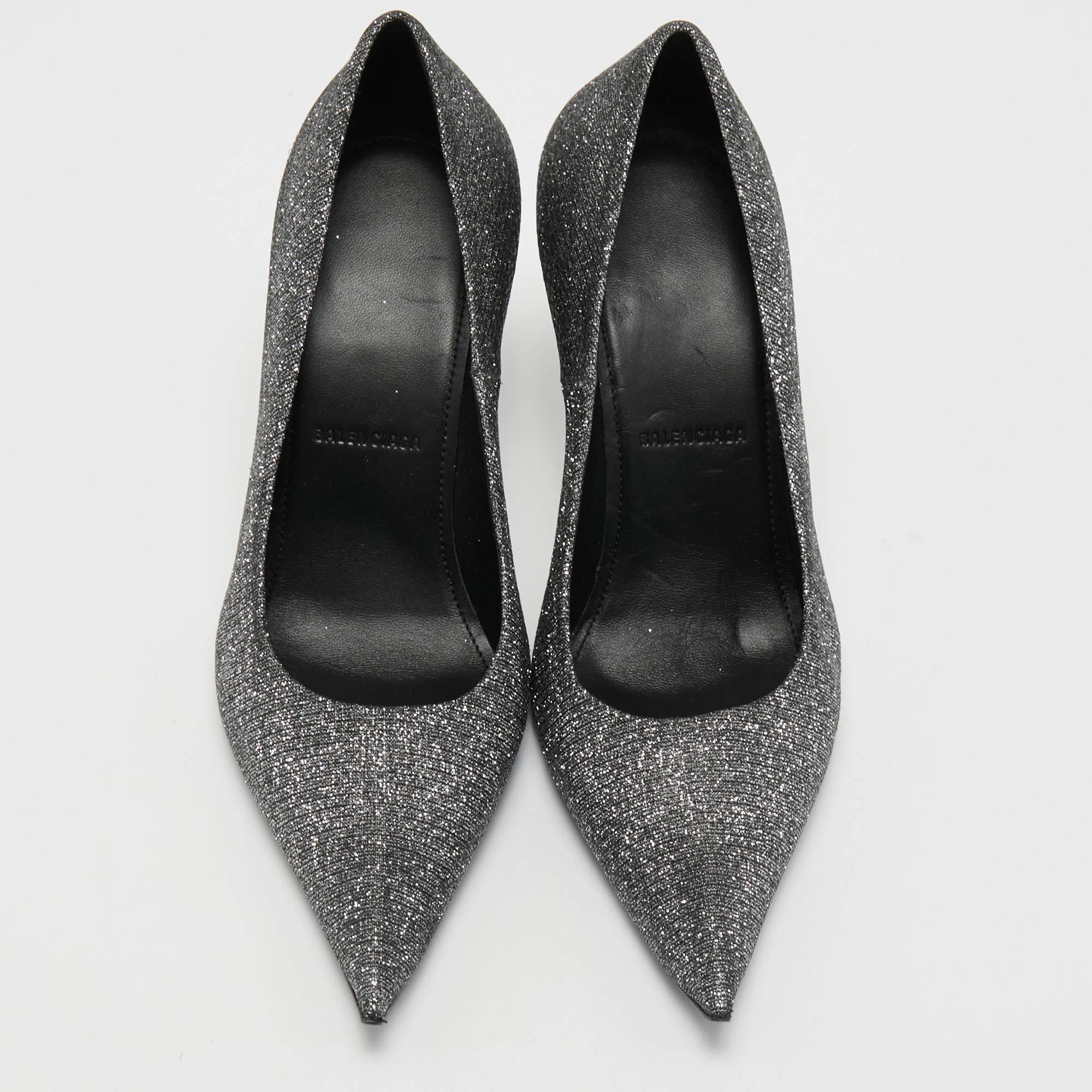 Balenciaga clearance glitter heels