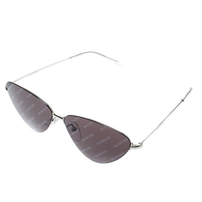 Balenciaga Silver/Black Monogram BB0015S Cat Eye Sunglasses For Sale at  1stDibs | balenciaga monogram sunglasses, balenciaga silver sunglasses,  balenciaga nose sunglasses