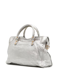 Balenciaga Silver Classic City Bag