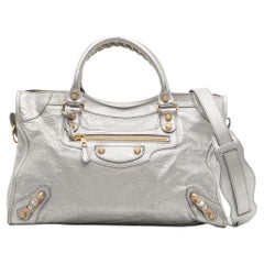 Balenciaga Silver Classic City Tasche