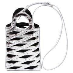 Balenciaga Silver Cross Body 2 Way Bag