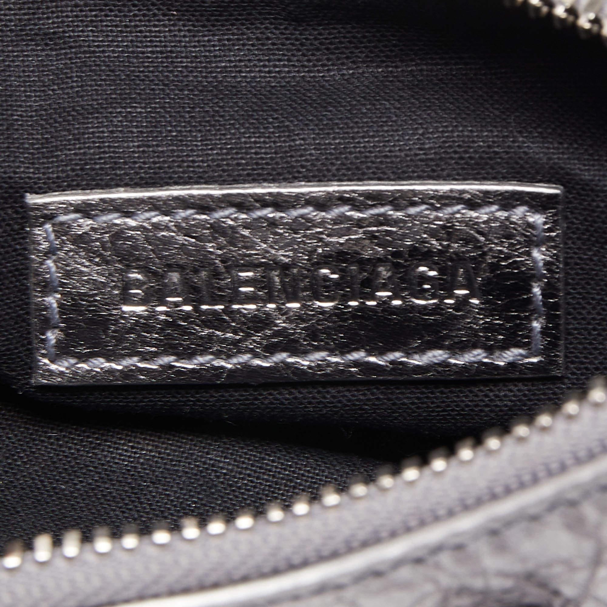 Balenciaga Silver Leather XS Le Cagole Shoulder Bag 7