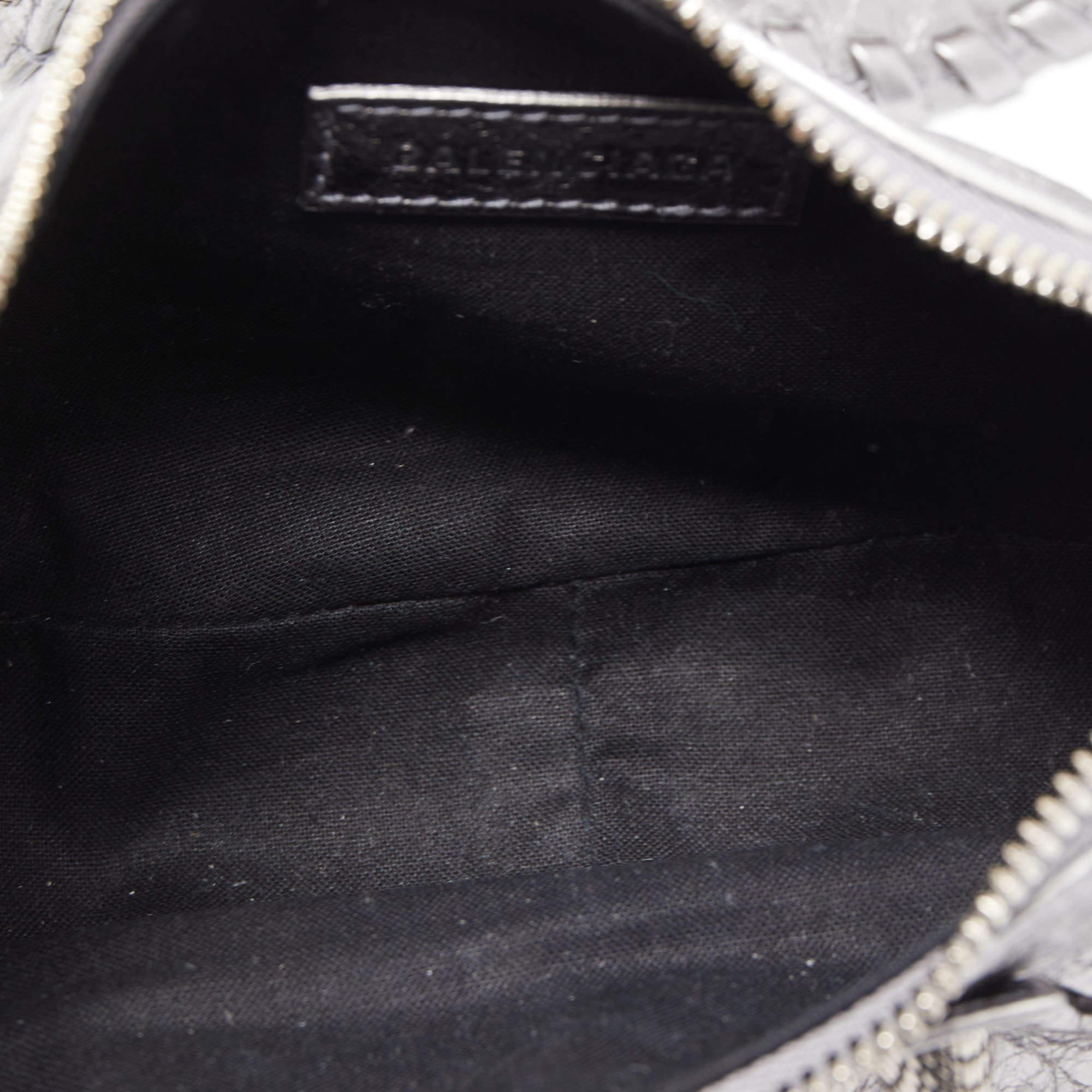 Balenciaga Silver Leather XS Le Cagole Shoulder Bag 1