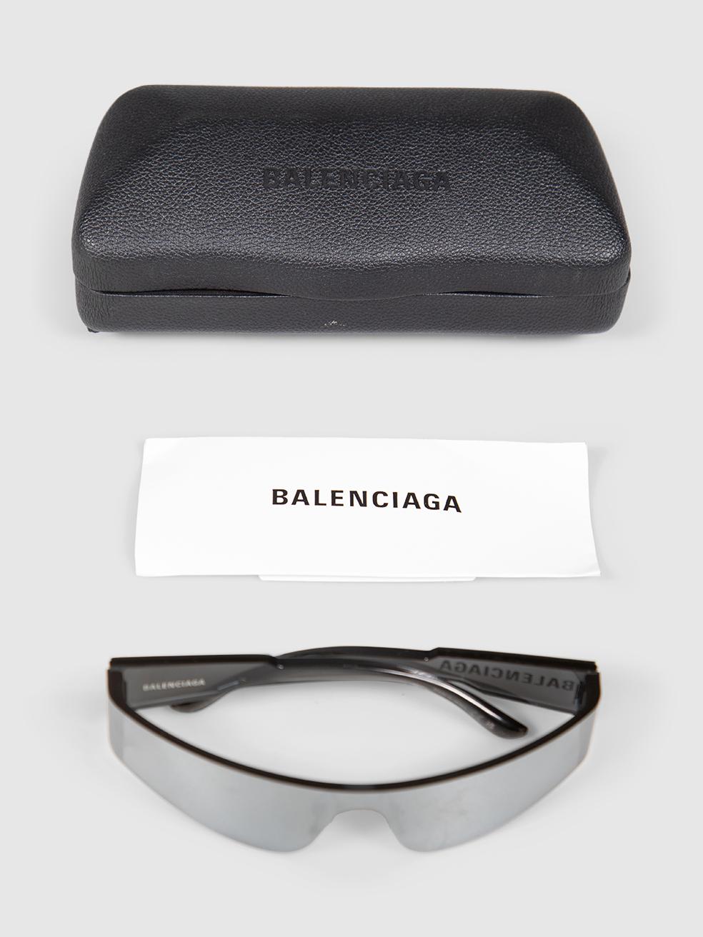 Donna Occhiali da sole mono-rettangolari Balenciaga Silver