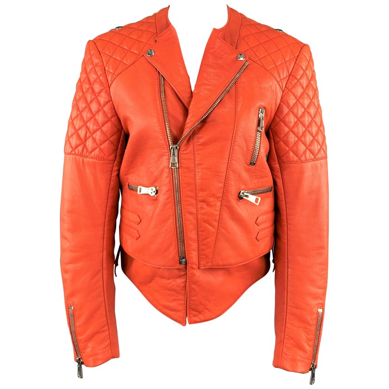 balenciaga quilted motorcycle jacket