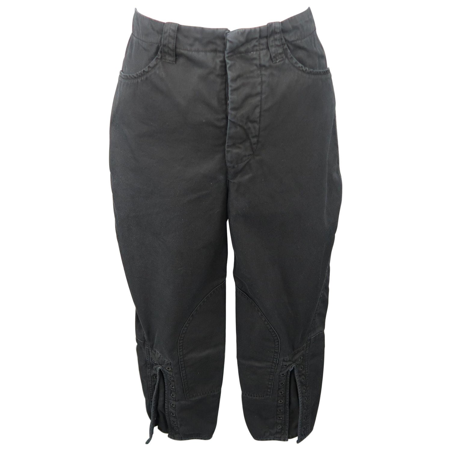 Iconic Balenciaga by Ghesquiere Black Cargo Pants 2002 at 1stDibs | balenciaga  cargo pants 2002