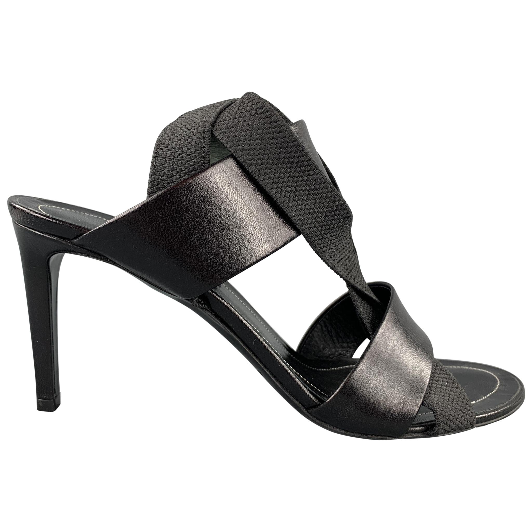 balenciaga heels grey