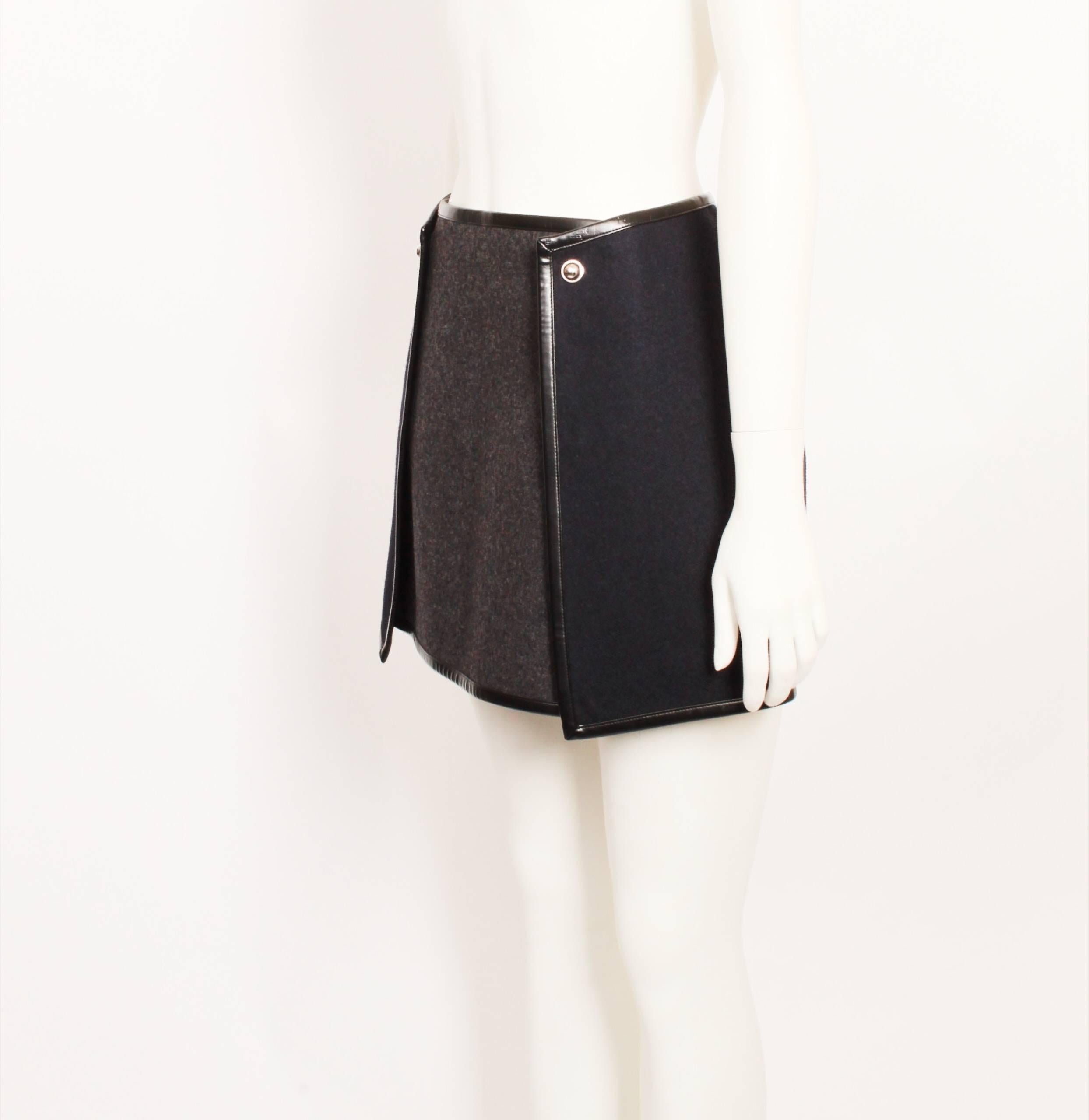 Black Balenciaga Mini Skirt For Sale