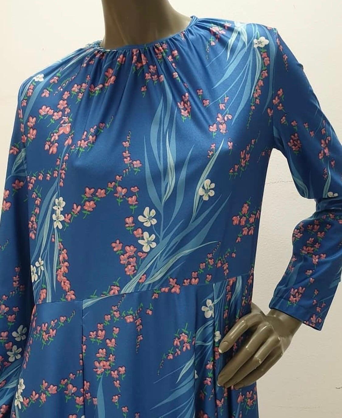 Balenciaga Slide Japanese Print Dress In Excellent Condition In Krakow, PL