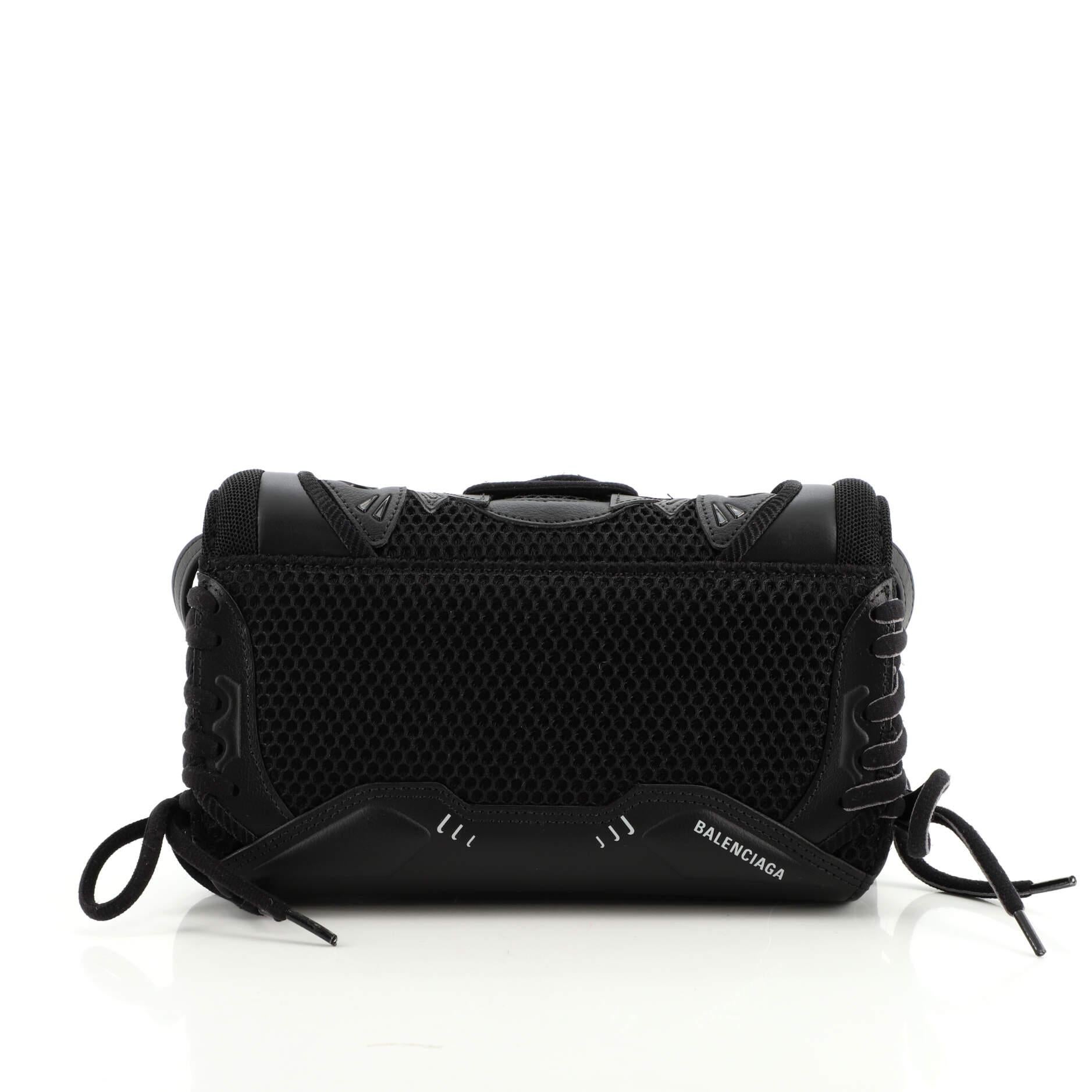 Women's or Men's Balenciaga SneakerHead Phone Crossbody Bag Mesh and Faux Leather