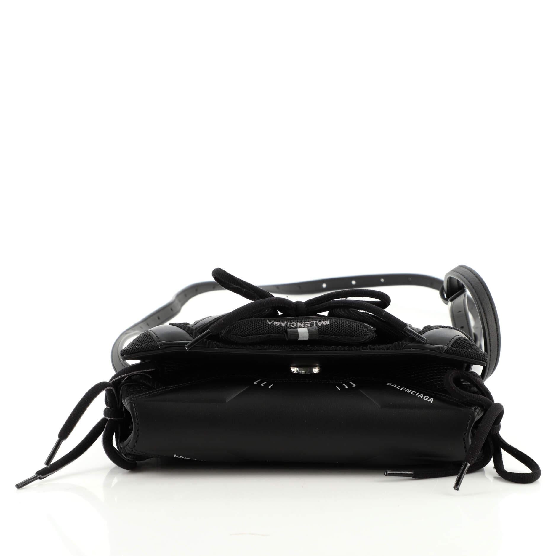 Balenciaga SneakerHead Phone Crossbody Bag Mesh and Faux Leather 1