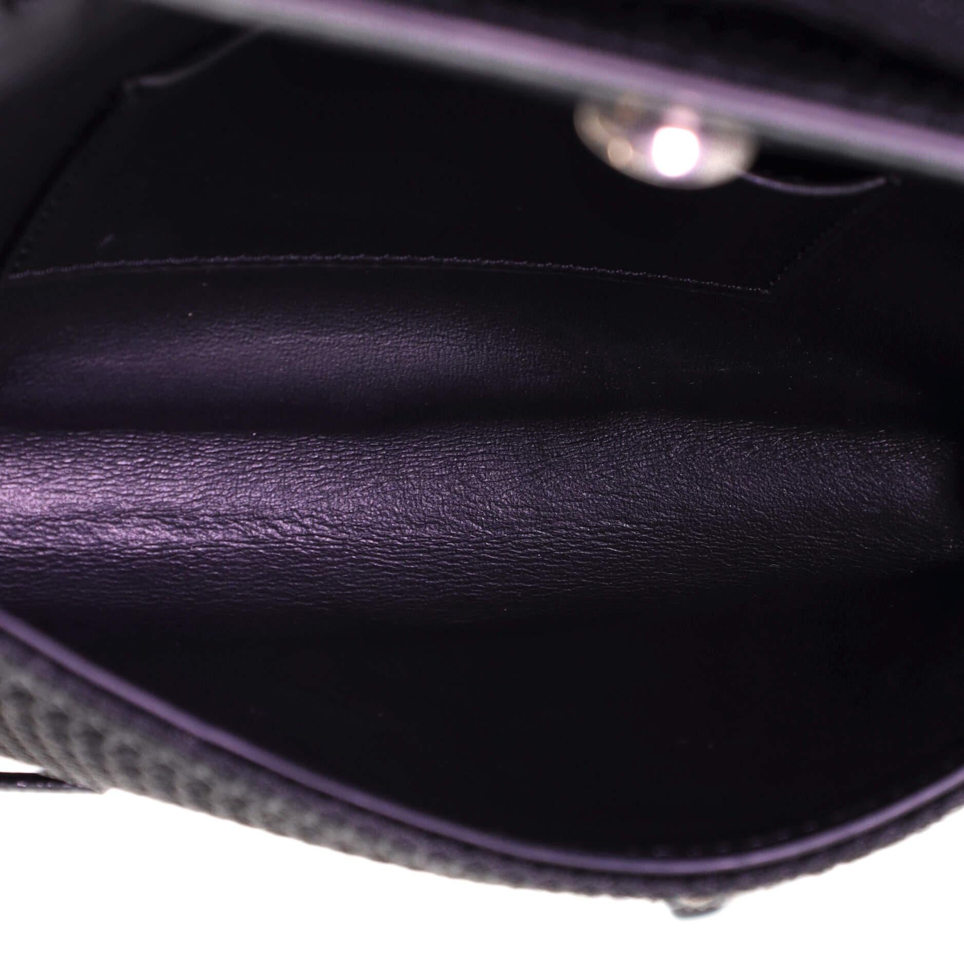 Black Balenciaga SneakerHead Phone Crossbody Bag Mesh and Faux Leather