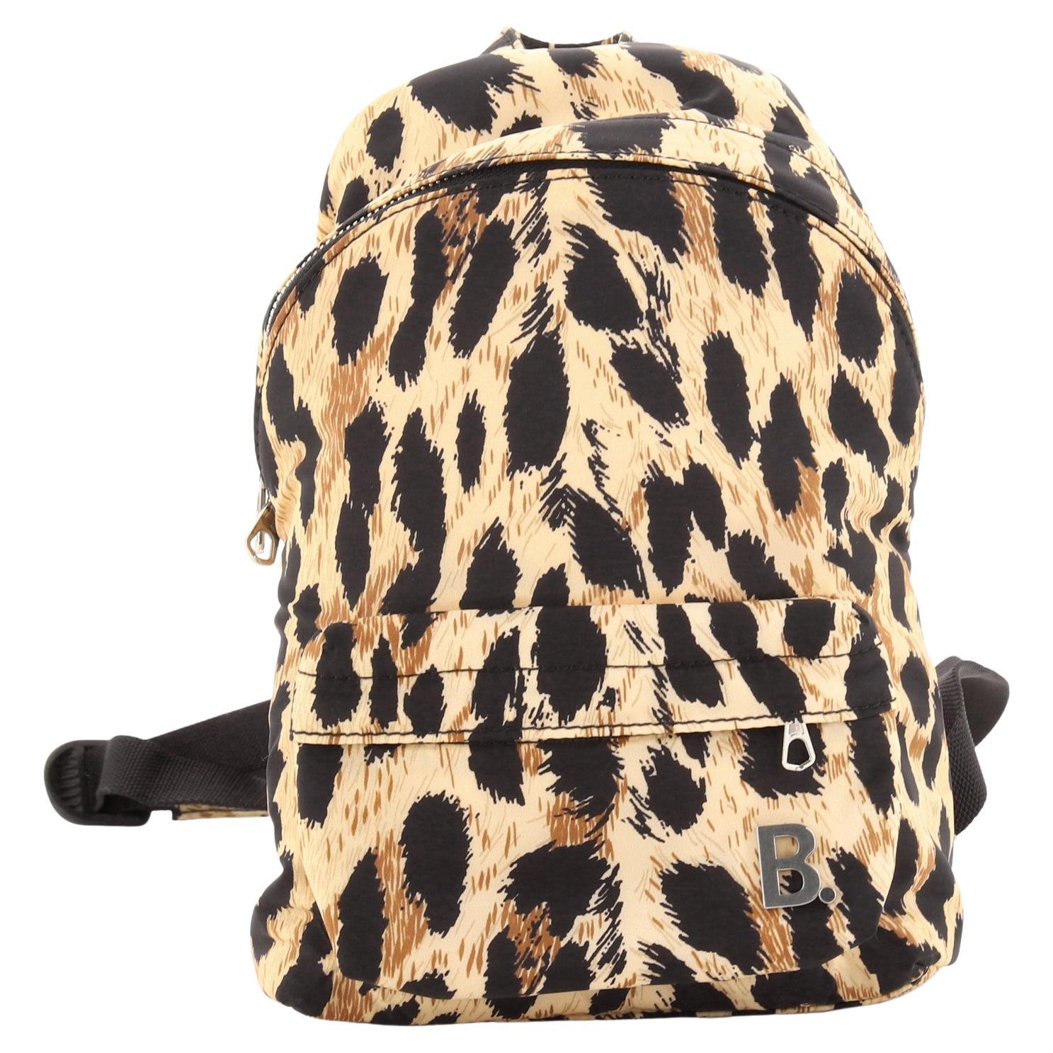 Balenciaga Soft Backpack Printed Nylon XXS