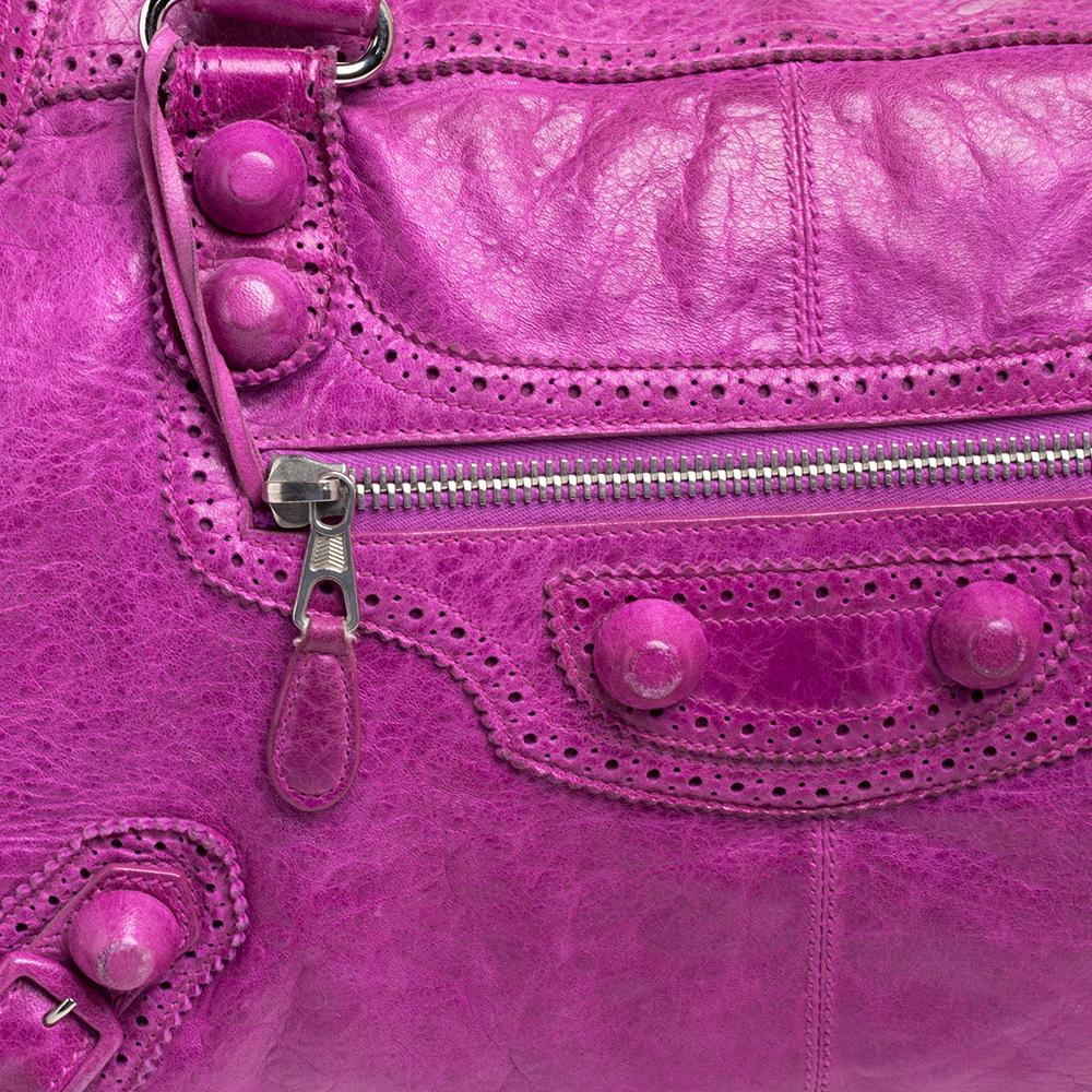 Balenciaga Sorbet Brogue Leder CGH Work Tote 1