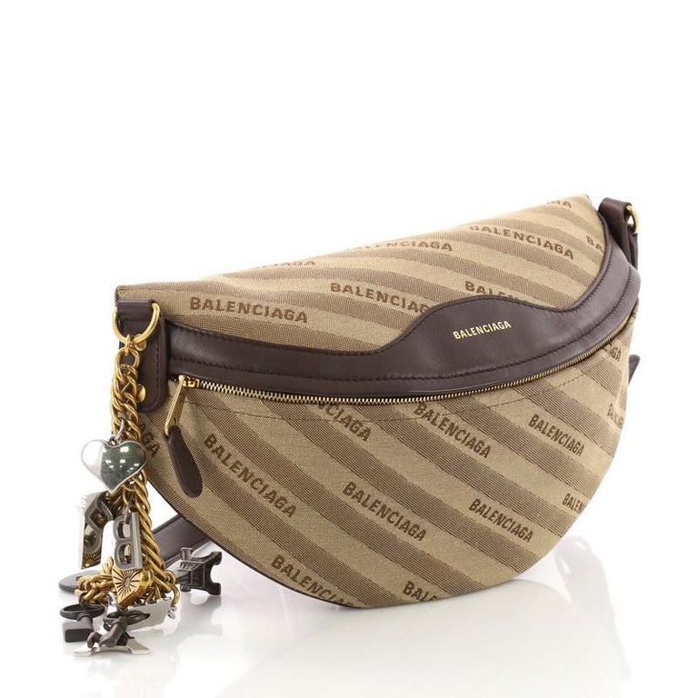 Balenciaga Souvenir Belt Bag Jacquard With Leather XS at 1stDibs | balenciaga  bow belt