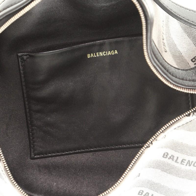 Women's or Men's Balenciaga Souvenir Belt Bag Jacquard With Leather XS 