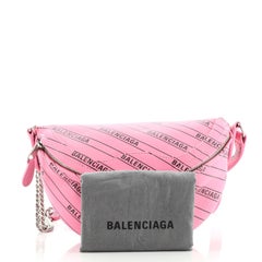 Balenciaga Souvenir Gürteltasche bedrucktes Leder XXS