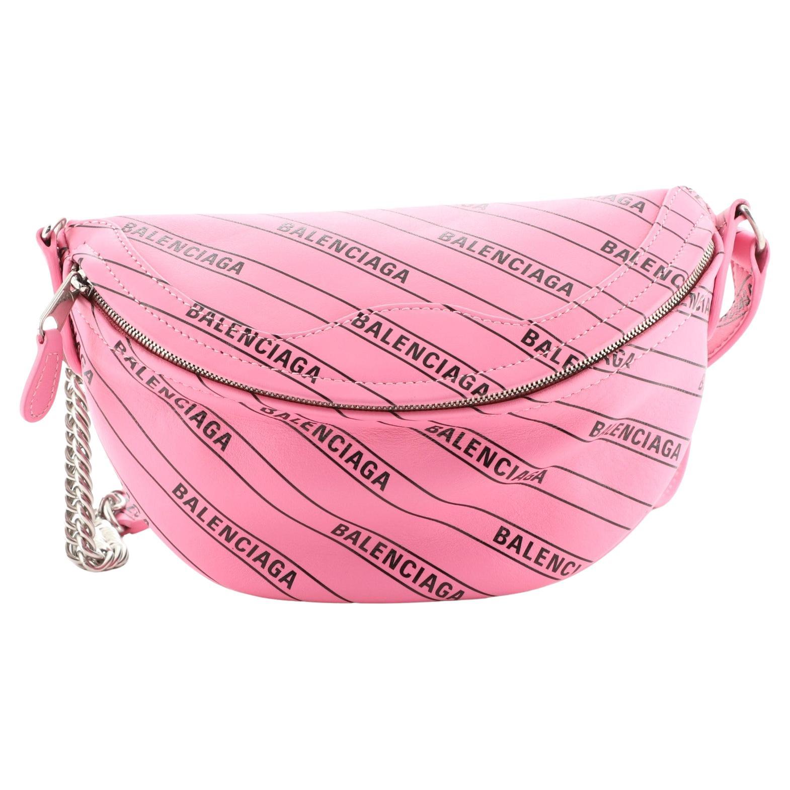 Balenciaga Souvenir Belt Bag Printed Leather XXS