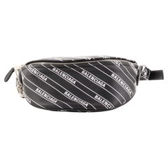 Balenciaga Souvenir Belt Bag Printed Leather XXS