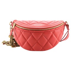 Balenciaga Souvenir Belt Bag Quilted Leather XS