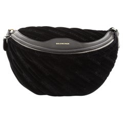 Balenciaga Souvenir Gürteltasche Quilted Velvet XS