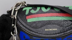 Balenciaga Souvenirs XXS Gürteltasche Schwarz/Multicolor