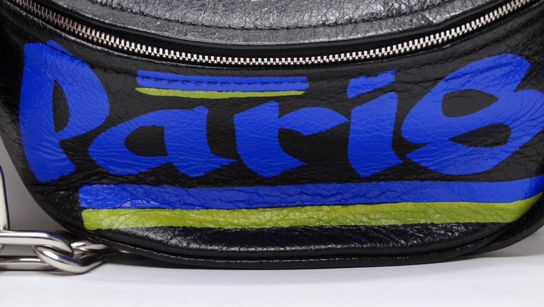 Balenciaga Graffiti Souvenir Belt Bag Leather XXS at 1stDibs