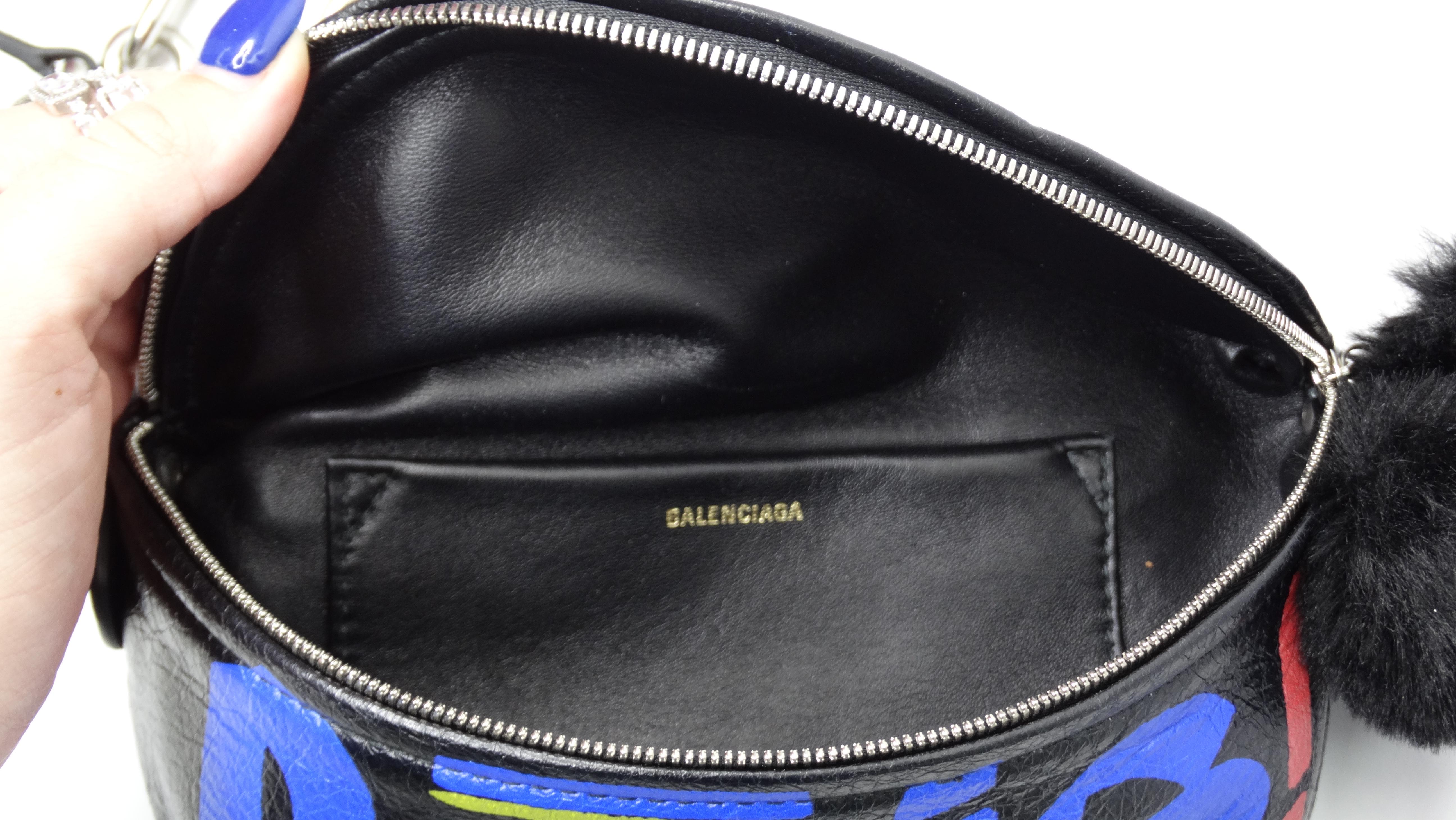 Balenciaga Souvenirs XXS Beltbag Black/Multicolor For Sale 3
