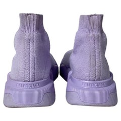 Balenciaga Speed 2.0 Trainer Shoes in Purple Polyester