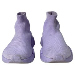 Balenciaga Speed 2.0 Trainer Shoes in Purple Polyester